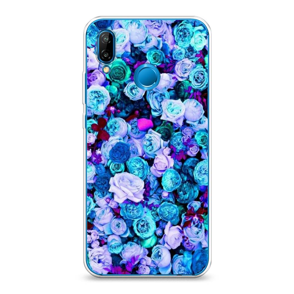 

Чехол на Huawei P20 Lite "Цветочный ковер", Фиолетовый, 64450-2