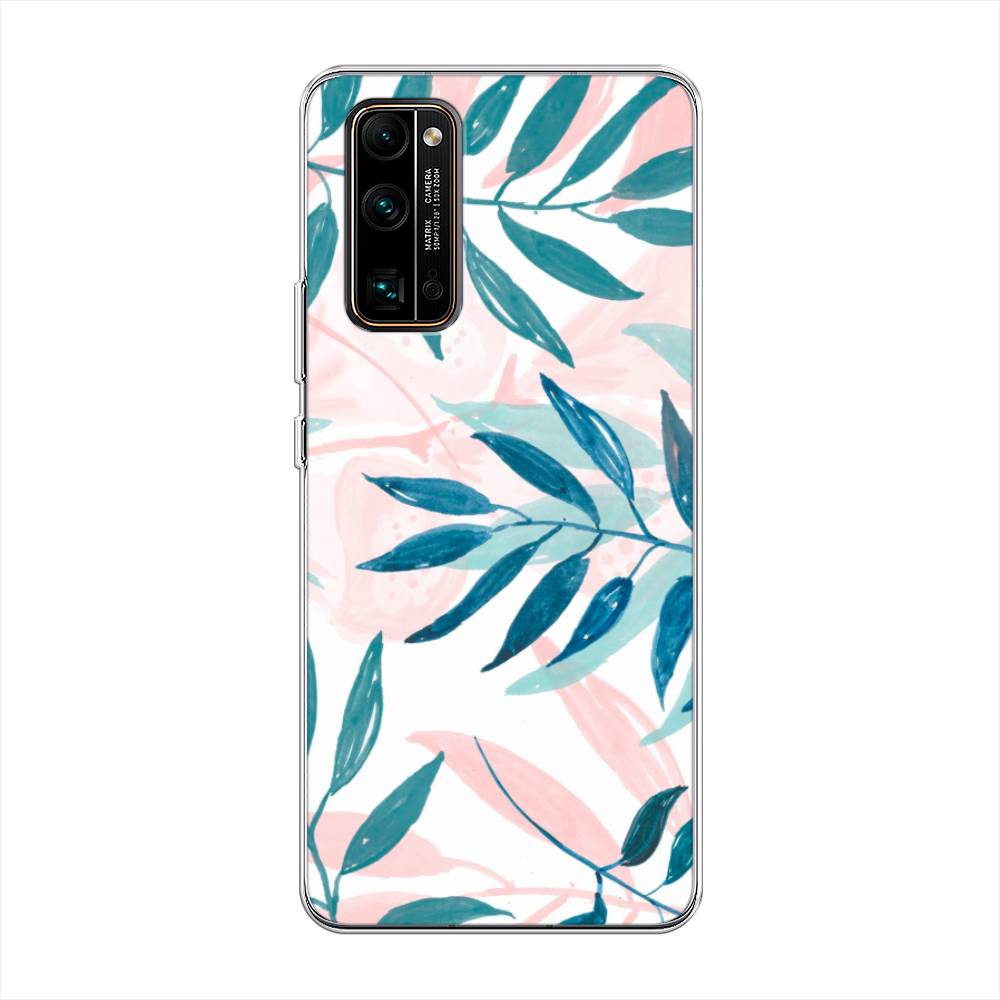 фото Чехол awog "акварельные веточки" для honor 30 pro plus