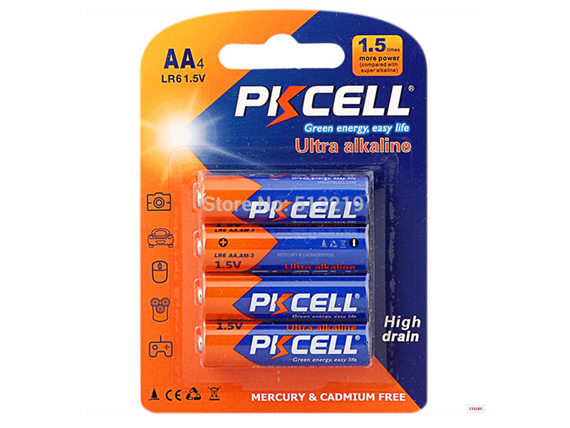 Батарейка Pkcell AA LR6-4B (4 штуки)