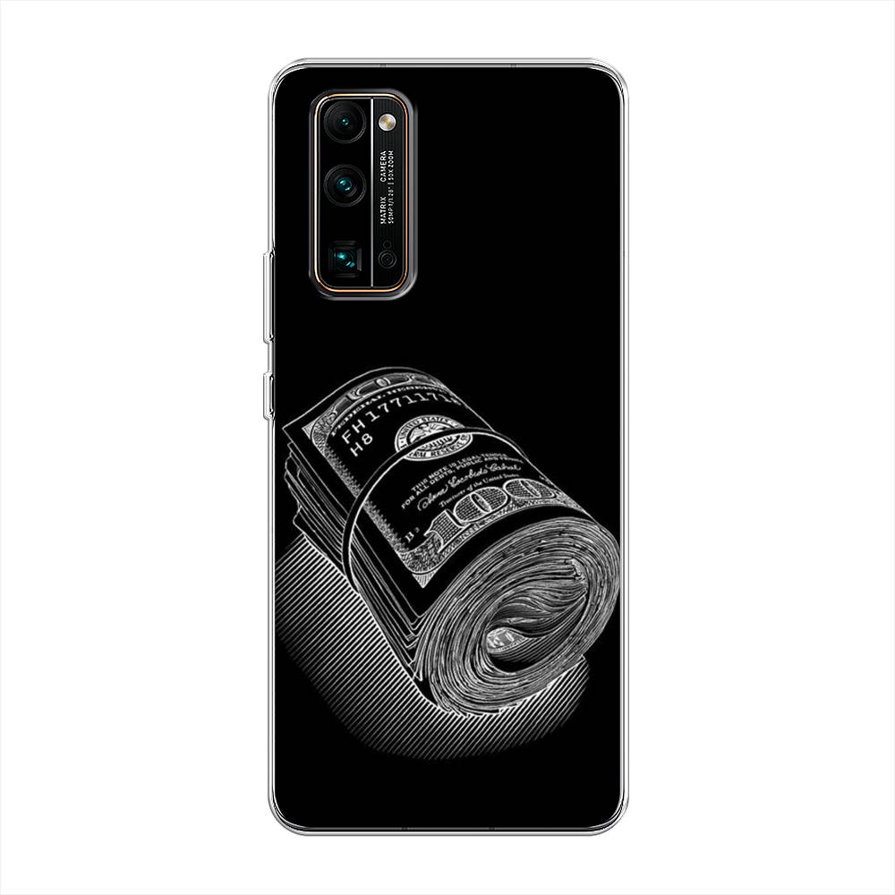 

Чехол Awog на Honor 30 Pro Plus "Кубышка денег", Черный;серебристый, 612250-5