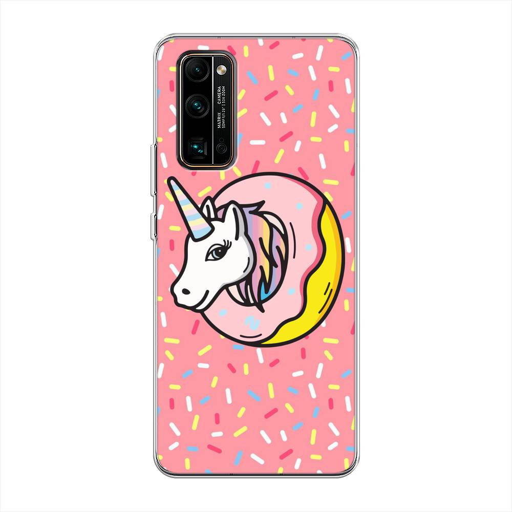 

Чехол Awog на Honor 30 Pro Plus "Единорог в пончике", Розовый;желтый;белый, 612250-2