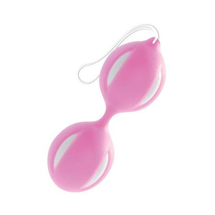 Розово-белые вагинальные шарики