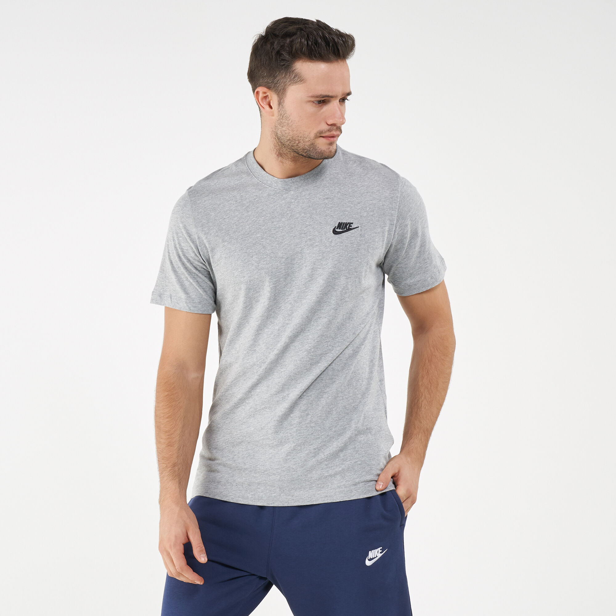 

Футболка мужская Nike Sportswear Club Tee AR4997 серая 3XL, Серый, Sportswear Club Tee