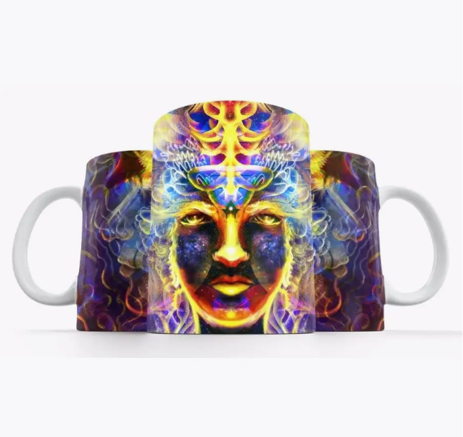 

Кружка с необычным принтом йога медитация, Кружка с необычным принтом (йога, медитация)