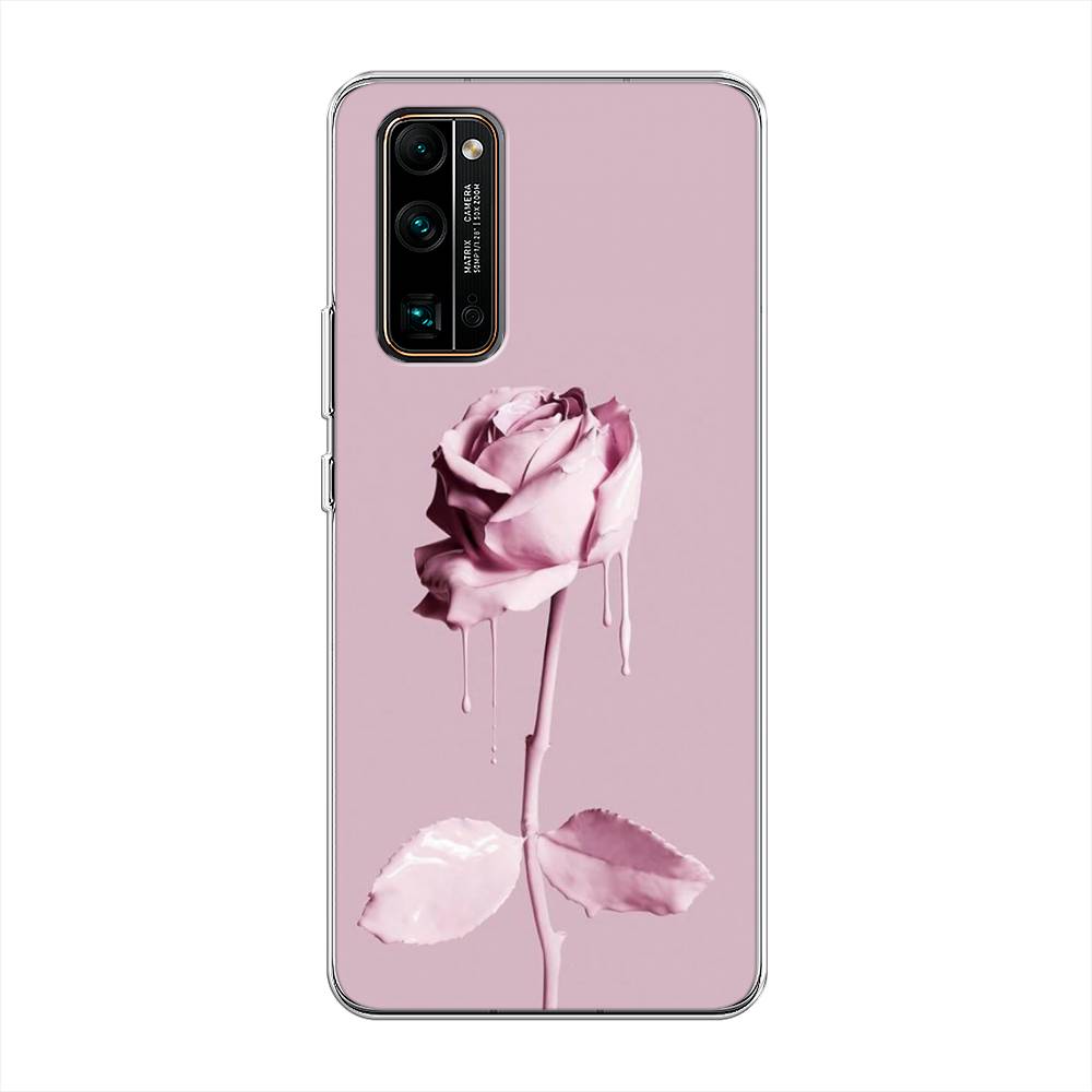 

Чехол Awog на Honor 30 Pro Plus "Роза в краске", Белый;розовый, 612250-8