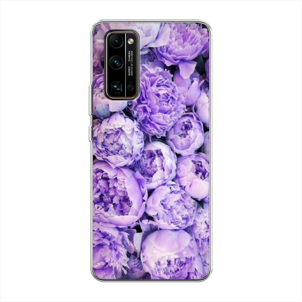 

Чехол Awog на Honor 30 Pro Plus "Пионы сиреневые", Фиолетовый;голубой, 612250-8
