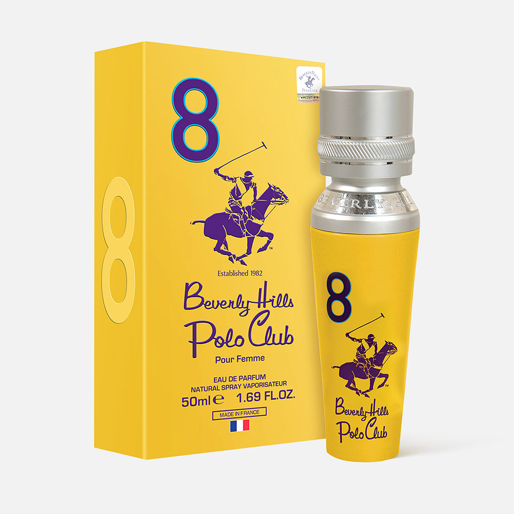 Вода парфюмерная Beverly Hills Polo Club Sport 8, женская, 50 мл