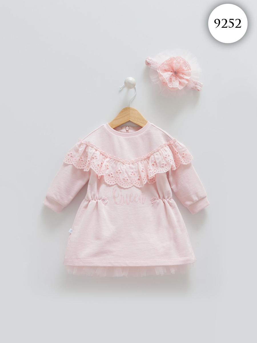 Платье детское Caramell Car_dress1, Розовый, 74