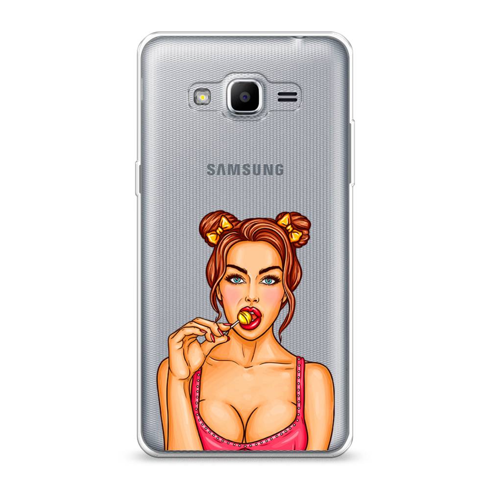 

Чехол Awog на Samsung Galaxy J2 Prime 2016 / Самсунг J2 Prime 2016 "Вкусный леденец", Бежевый;коричневый;розовый, 22350-7