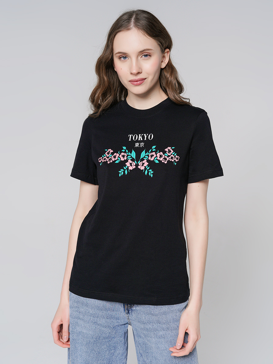 

Футболка женская ТВОЕ 92934 черная XL, 92934