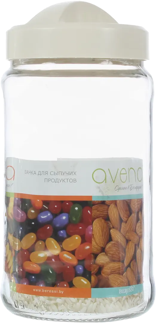 

Банка для сыпучих продуктов Avena MIO 1.58 л стекло
