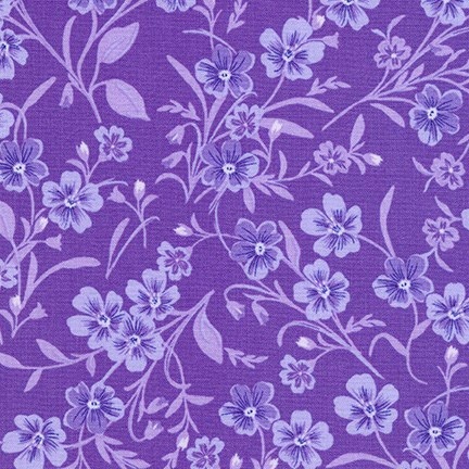 Ткань хлопок Robert Kaufman Peppy wildflowers 50х55 см purple