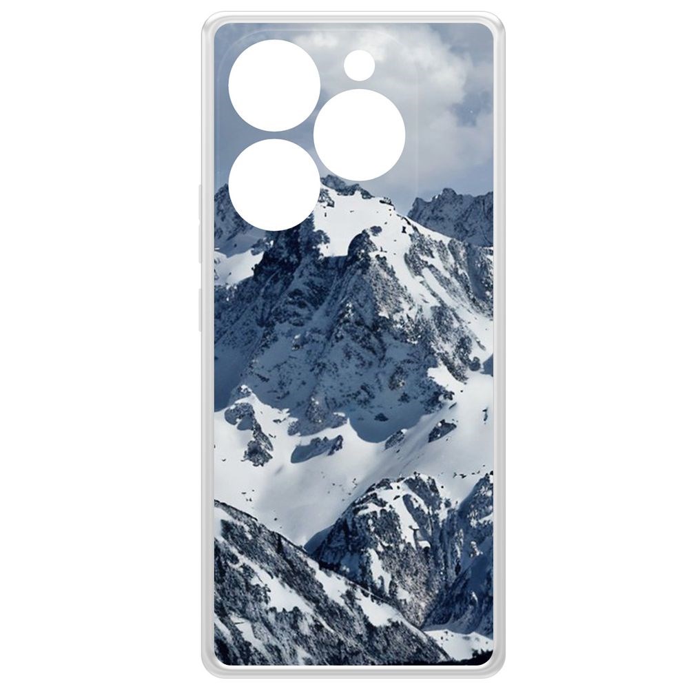 

Чехол-накладка Krutoff Clear Case Горы для ITEL S23+, Прозрачный