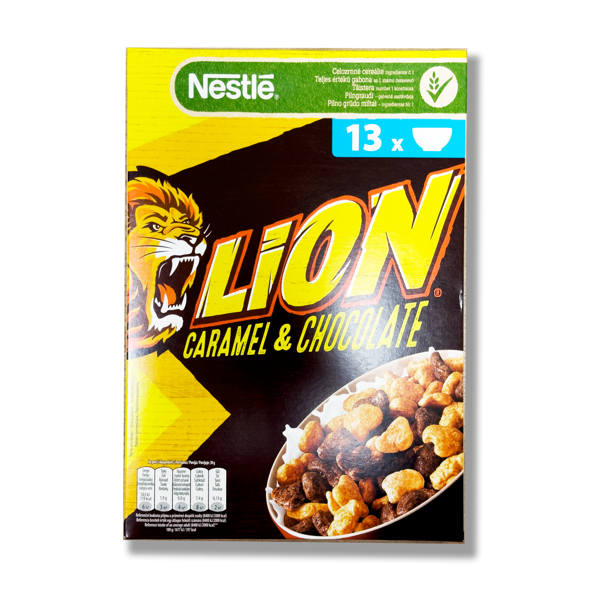 Готовый завтрак Nestle Lion Карамель и Шоколад, 400 г
