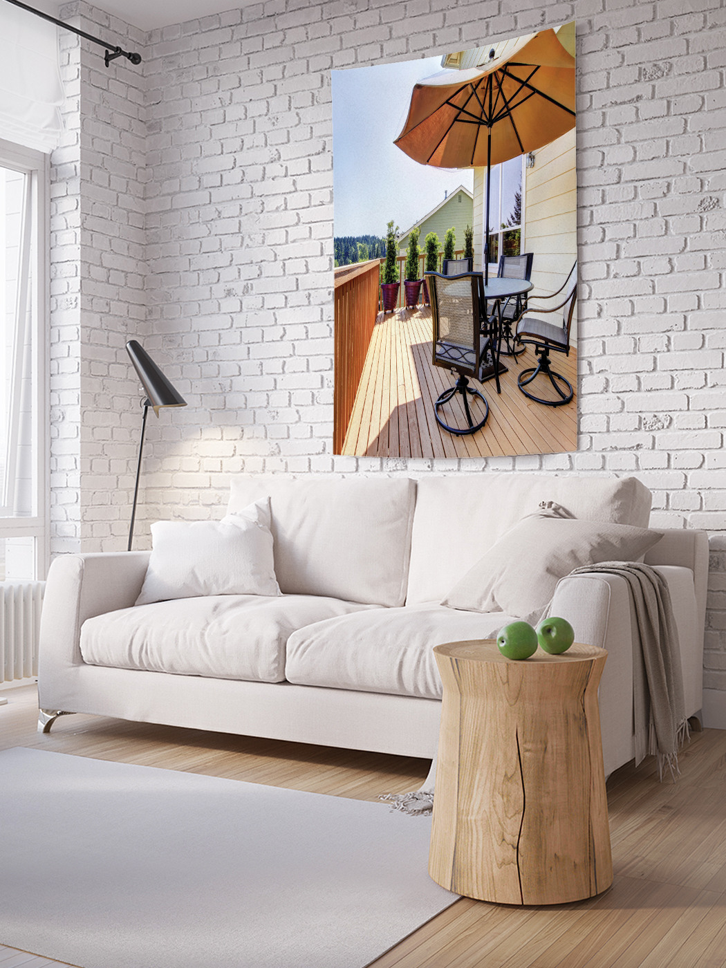 

Вертикальное фотопанно на стену JoyArty На свежем воздухе 150x200 см, На свежем воздухе