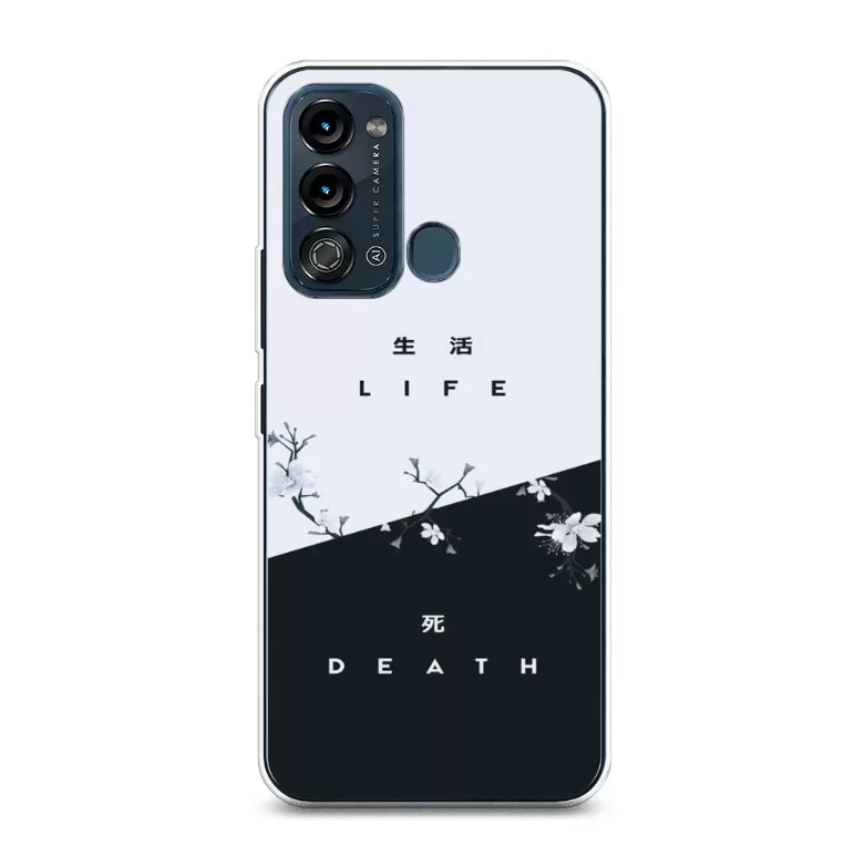 

Чехол Awog на Itel Vision 3 "Life and death", Разноцветный, 3200850-7