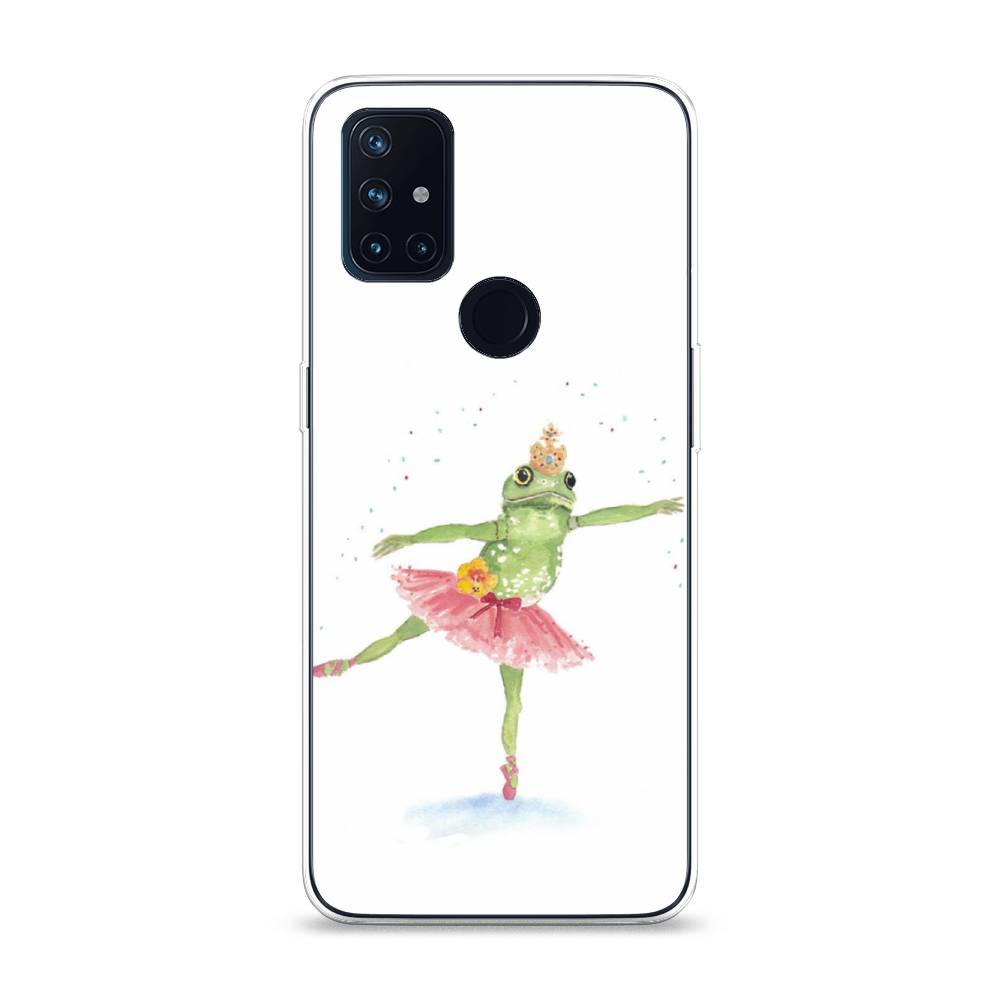 

Чехол на OnePlus Nord N10 "Лягушка-балерина", Зеленый, 152350-4