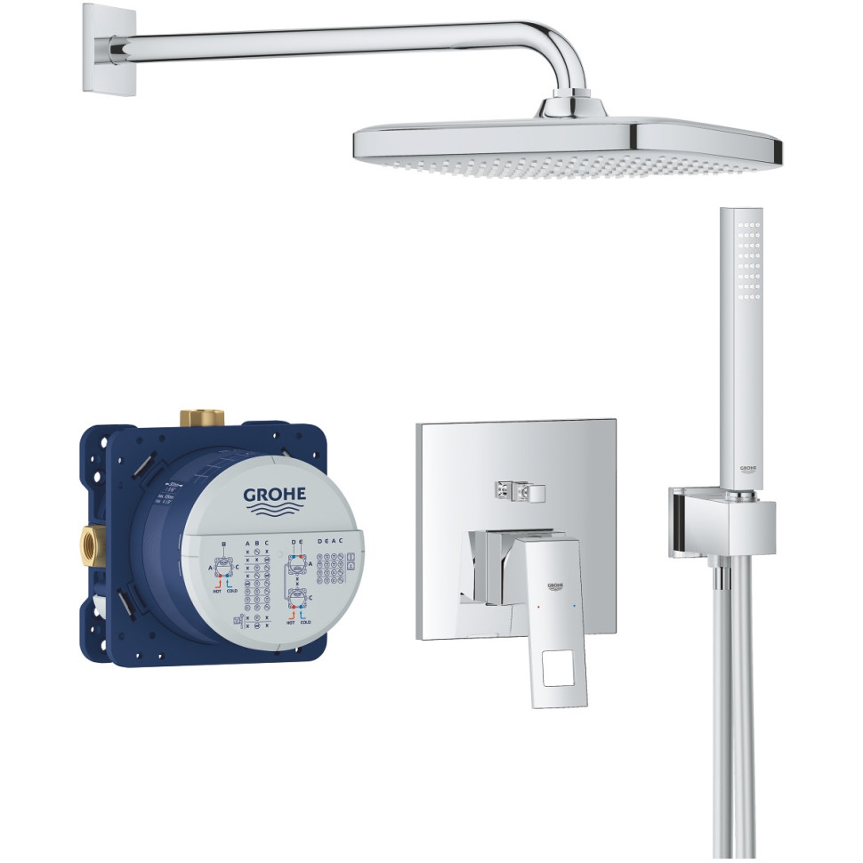 фото Душевой гарнитур grohe eurocube 25239000