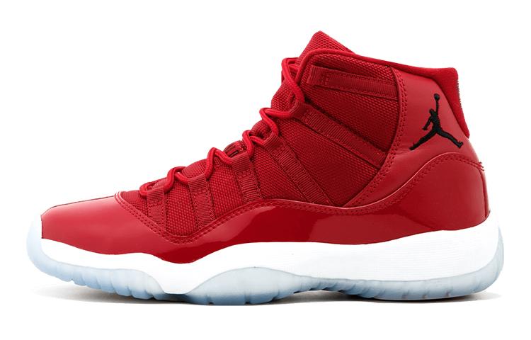 

Кроссовки унисекс Jordan Air Jordan 11 Retro Win Like 96 GS красные 37.5 EU, Красный, Air Jordan 11 Retro Win Like 96 GS
