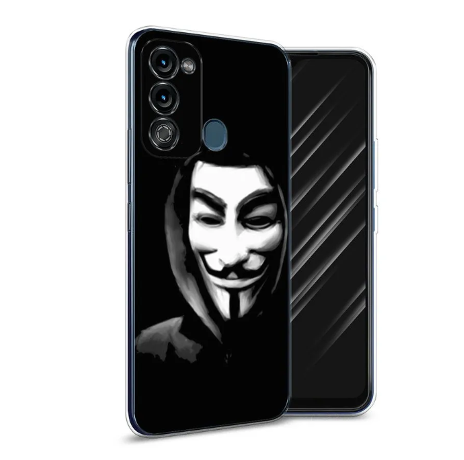 

Чехол Awog на Itel Vision 3 "Анонимус", Разноцветный, 3200850-5