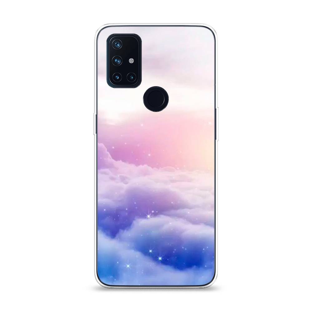 

Чехол на OnePlus Nord N10 "Небеса", Голубой;белый;розовый, 152350-2