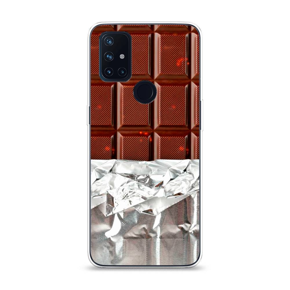 

Чехол на OnePlus Nord N10 "Шоколад в обертке", Коричневый, 152350-6
