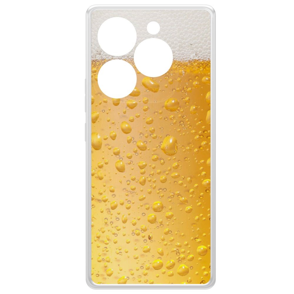 

Чехол-накладка Krutoff Clear Case Пенное для ITEL S23+, Прозрачный