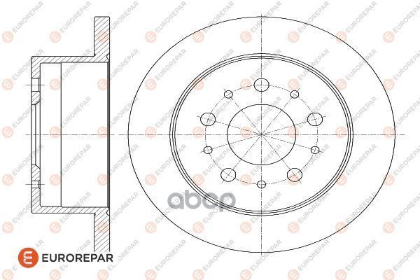 

Диск Тормозной Задний Eurorepar 1618862980 EUROREPAR арт. 1618862980