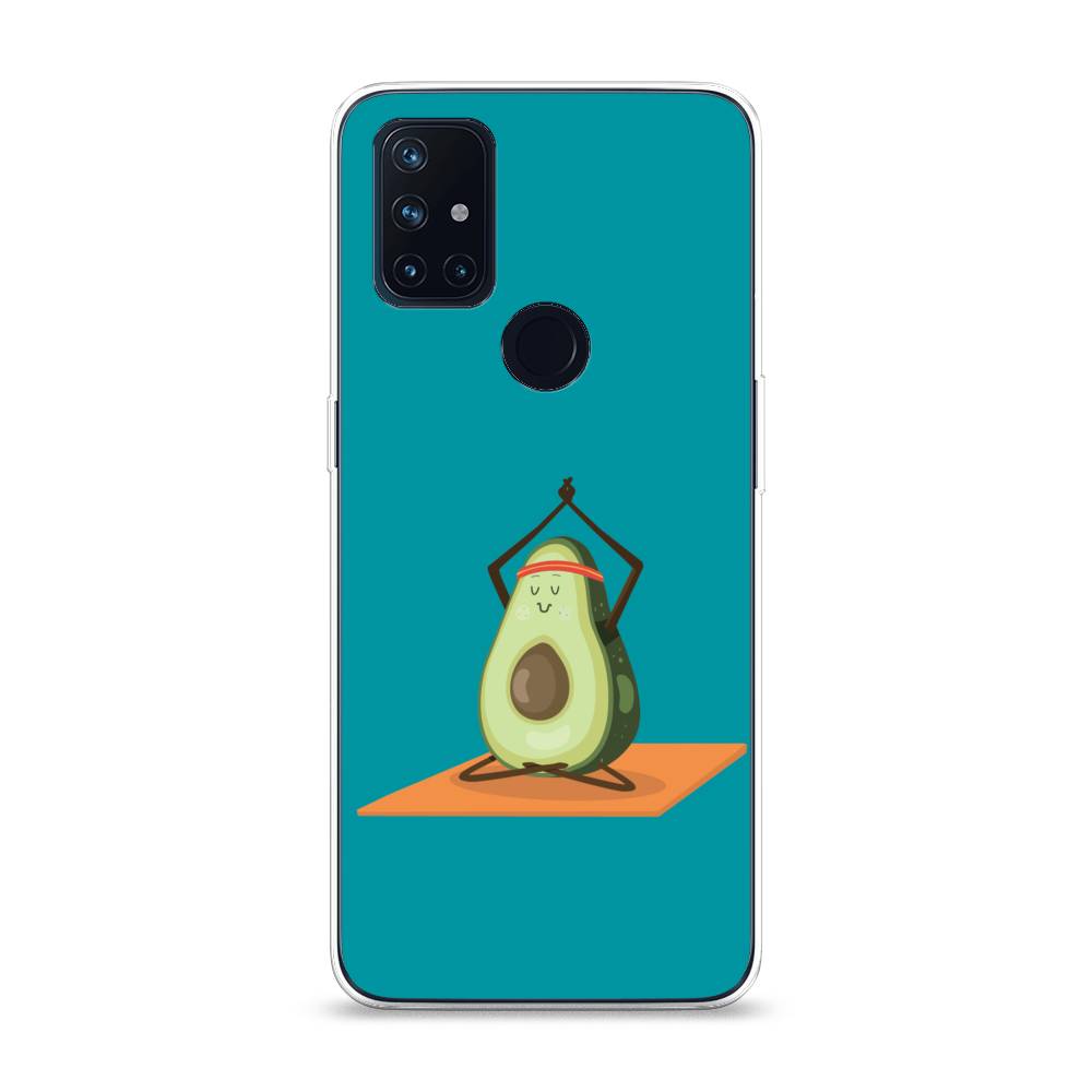 

Чехол на OnePlus Nord N10 "Расслабься с авокадо", Голубой, 152350-6