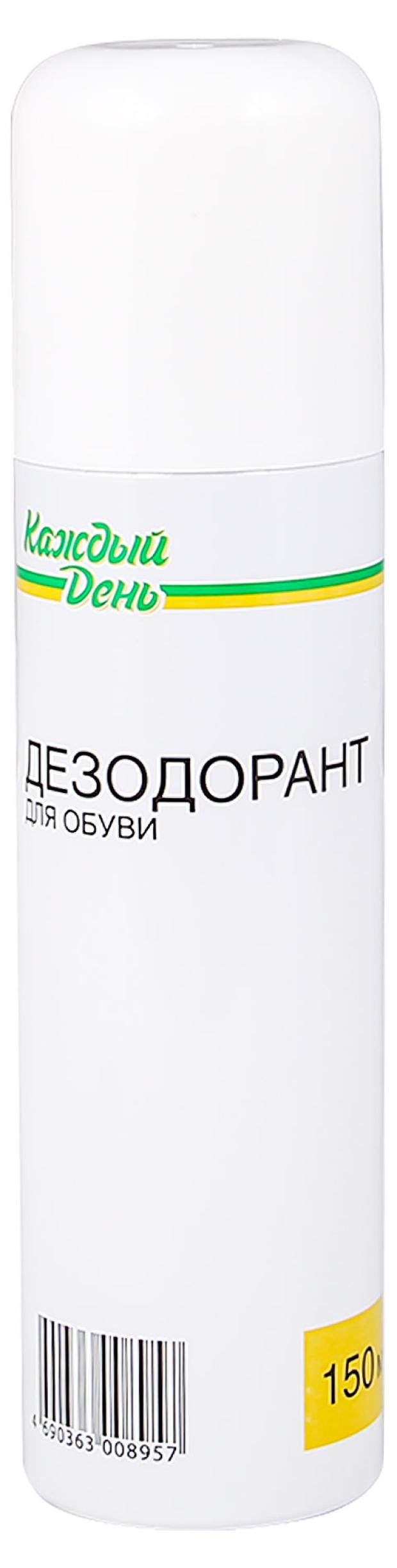 

Дезодорант для обуви Каждый день, 150 мл, Бесцветный, 657722
