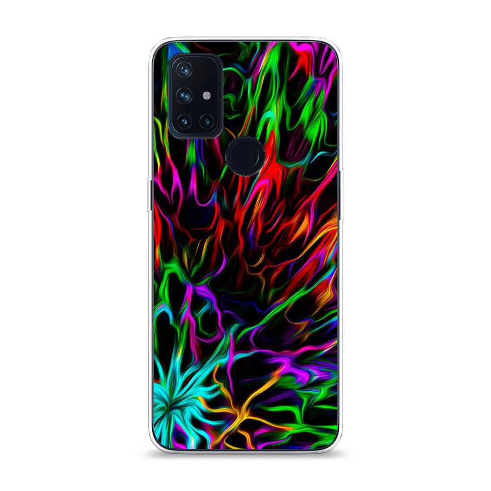 

Чехол на OnePlus Nord N10 "Разноцветные разводы", Голубой;зеленый;оранжевый, 152350-3