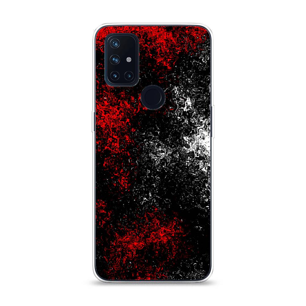 

Чехол на OnePlus Nord N10 "Монотипия", Красный;черный;белый, 152350-3