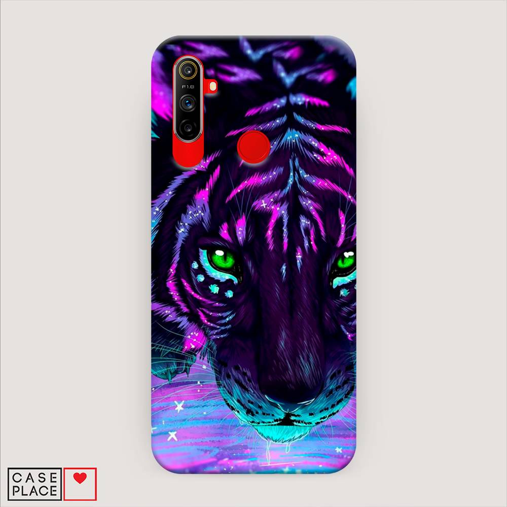 

Пластиковый чехол "Волшебный тигр" на Realme C3, 253020-1