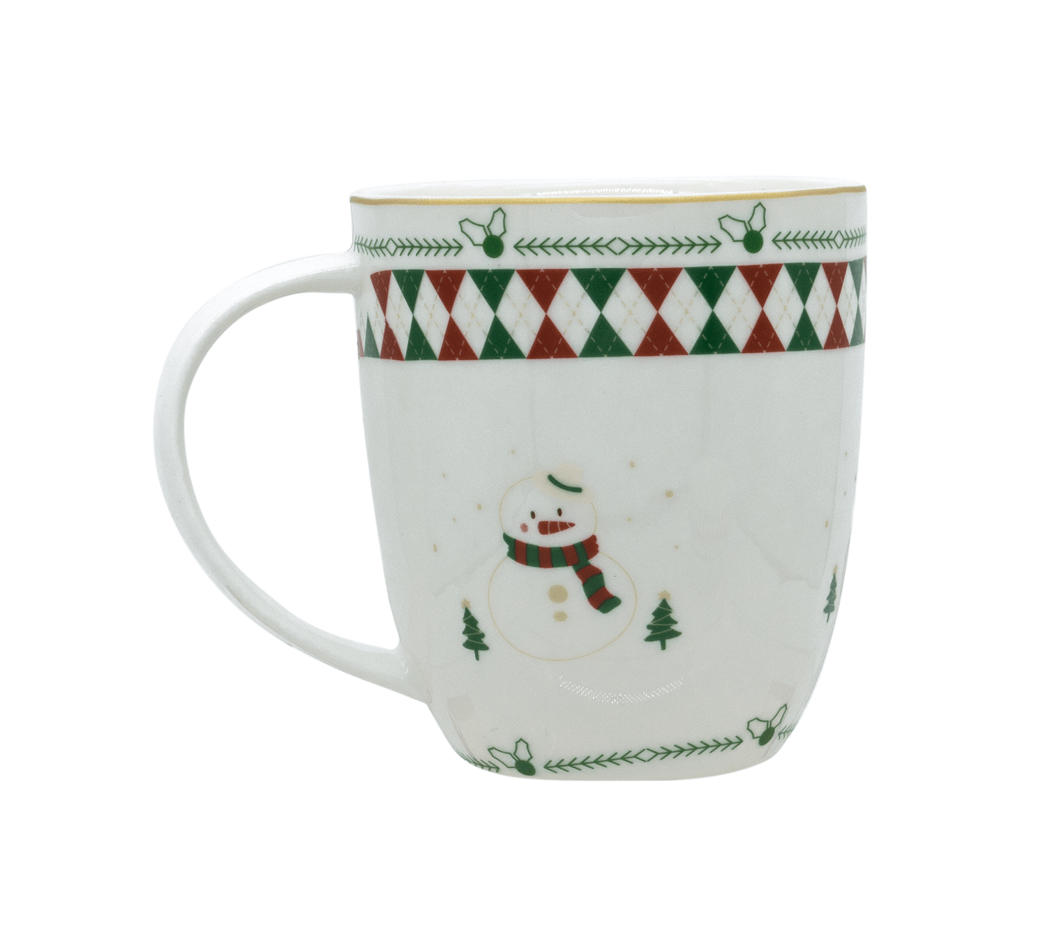 

Кружка Geometric pattern новогодняя, фарфор, 370 мл, Geometric pattern