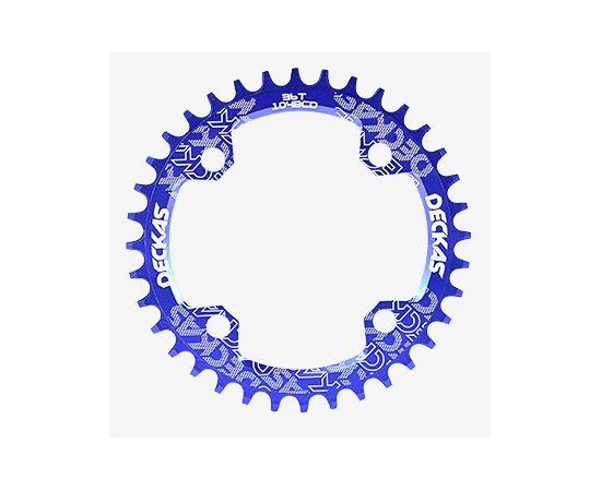 Звезда DECKAS Narrow Wide 104BCD. синий 38T