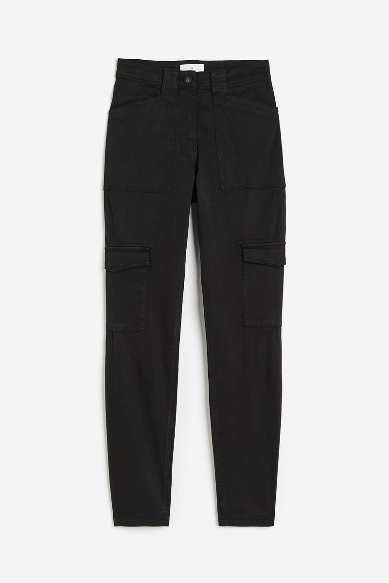 

Брюки женские H&M 1209599 черные 40 EU, Черный, 1209599