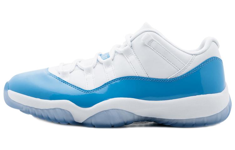 

Кроссовки унисекс Jordan Air Jordan 11 retro low unc 2017 голубые 42.5 EU, Голубой, Air Jordan 11 retro low unc 2017