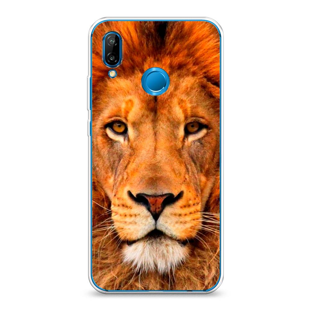 

Чехол на Huawei P20 Lite "Благородный лев", Оранжевый, 64450-1