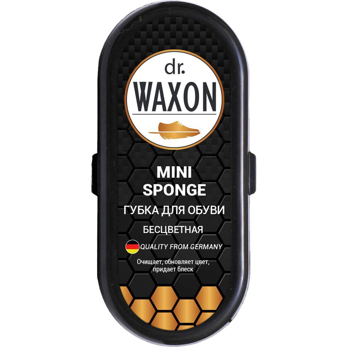 фото Губка dr. waxon mini sponge для обуви бесцветная