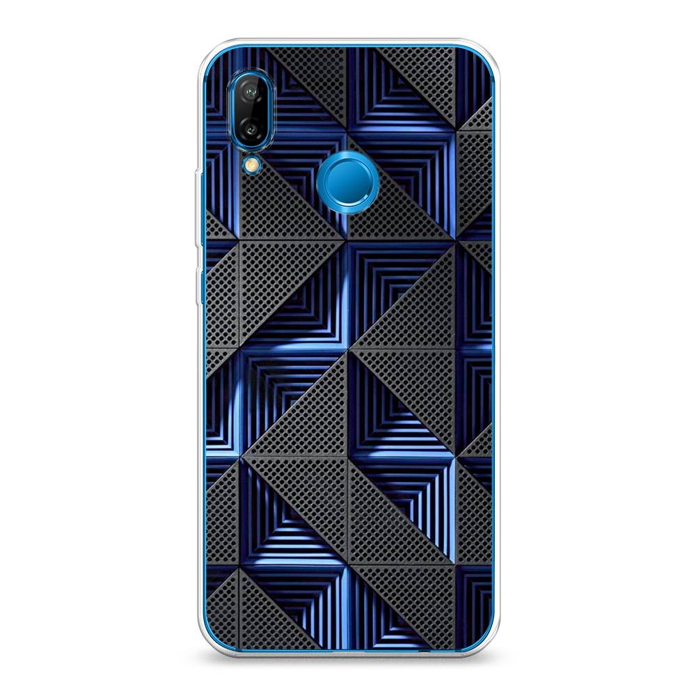 

Чехол на Huawei P20 Lite "IBM", Серый;синий, 64450-3