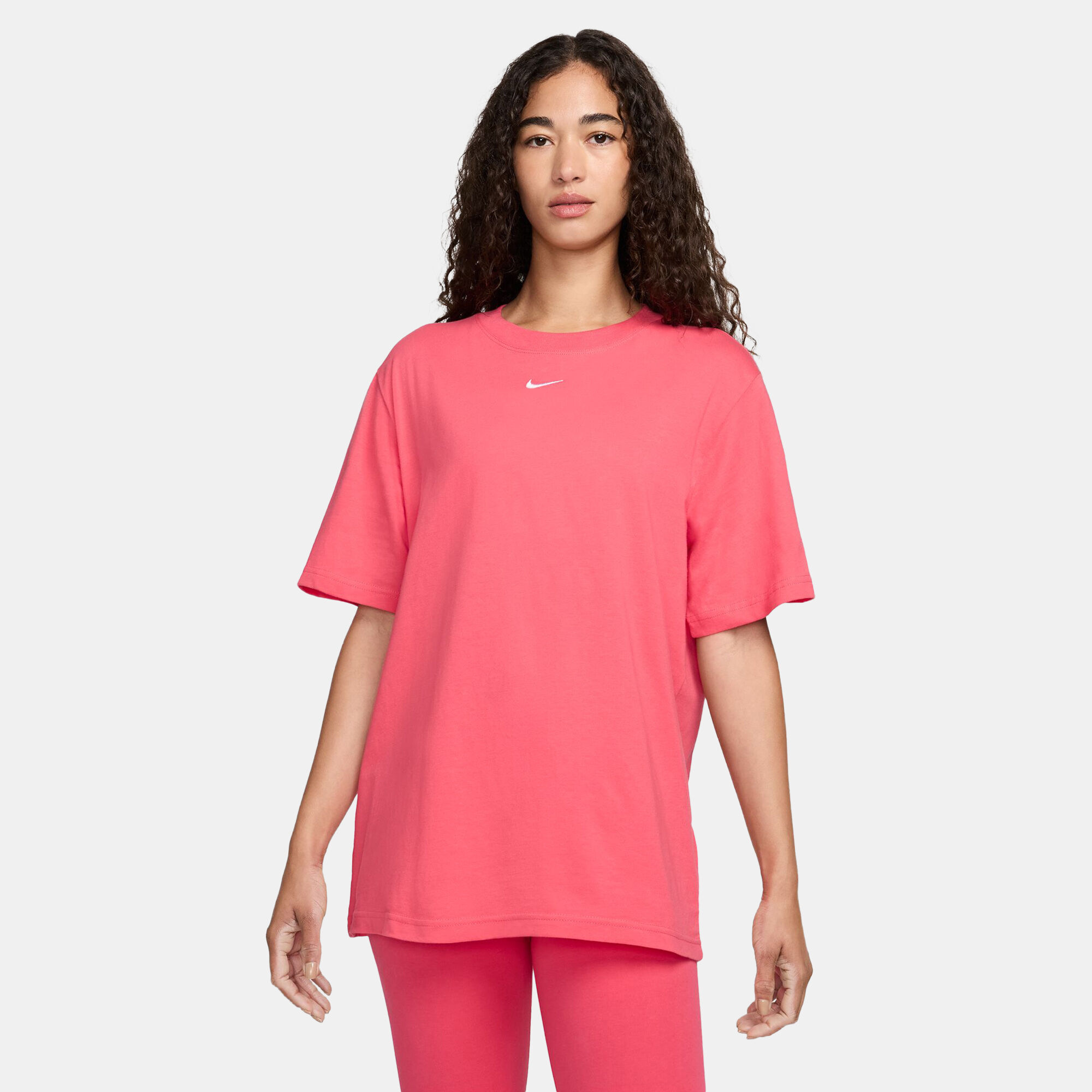 

Футболка Nike для женщин, розовая-629, размер XL, FD4149, 1 шт., Розовый, Sportswear Essential Tee