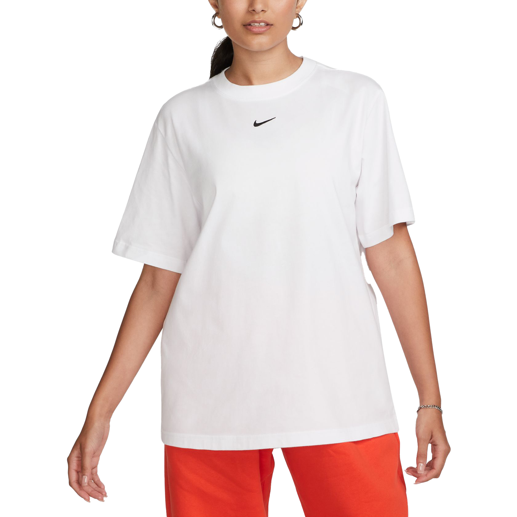 

Футболка женская Nike Sportswear Essential Tee FD4149 белая M, Белый, Sportswear Essential Tee