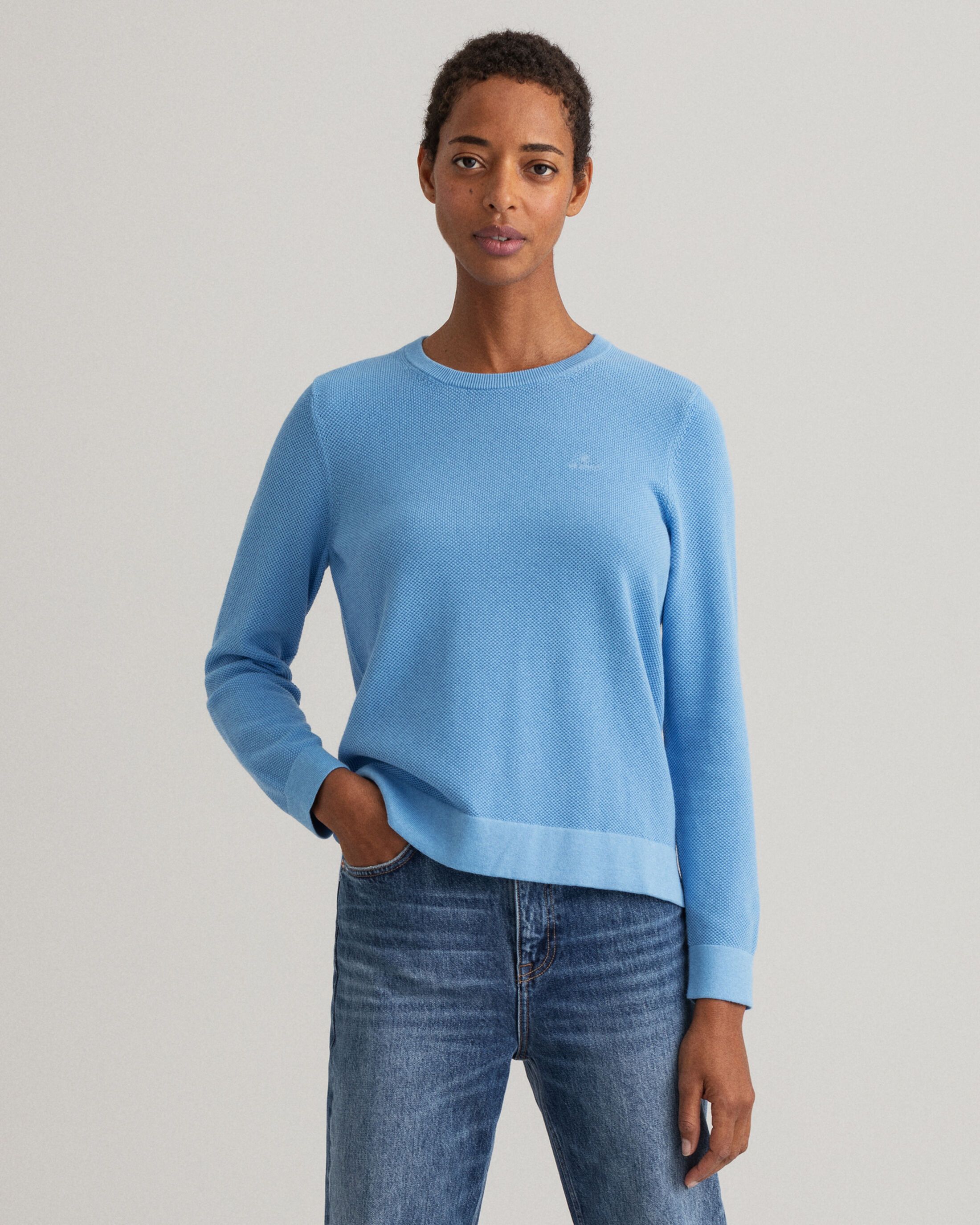 

Джемпер женский GANT 4800504 синий XL, 4800504