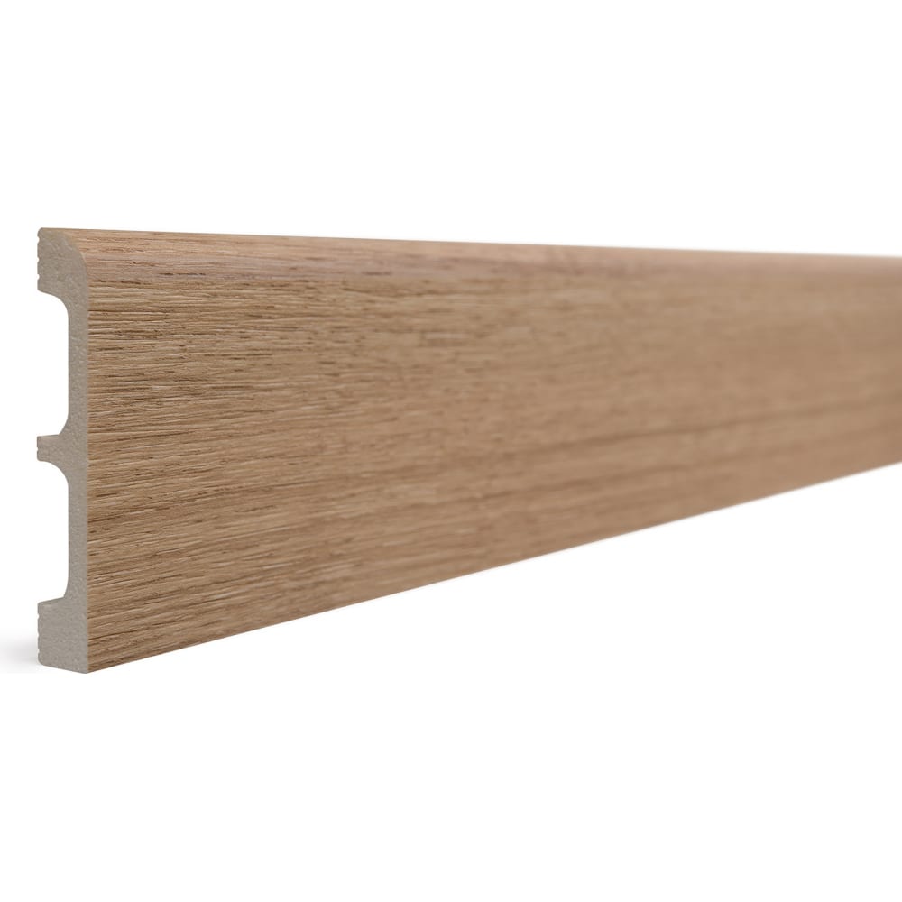 

Плинтус напольный ударопрочный влагостойкий (орех; 80Х13Х2400 мм) Decor-Dizayn 706-90SH, Бежевый