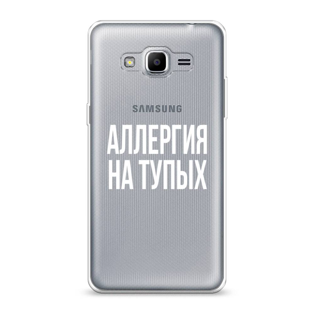 фото Чехол awog "аллергия на тупых" для samsung galaxy j2 prime 2016