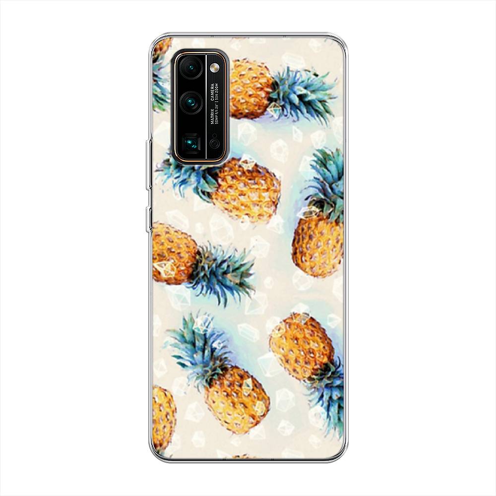 

Чехол Awog на Honor 30 Pro Plus "Ананасы", Бежевый, 612250-3