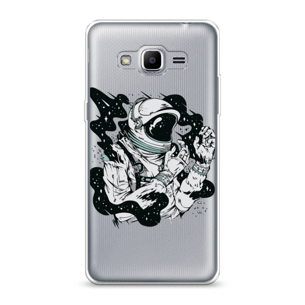 

Чехол Awog на Samsung Galaxy J2 Prime 2016 / Самсунг J2 Prime 2016 "Космонавт арт", Черный;белый;прозрачный, 22350-7