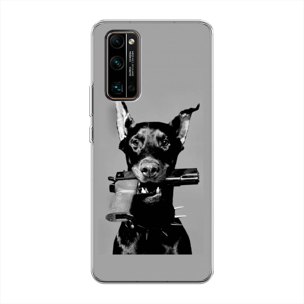 

Чехол Awog "Доберман" для Honor 30 Pro Plus, Серый, 612250-1