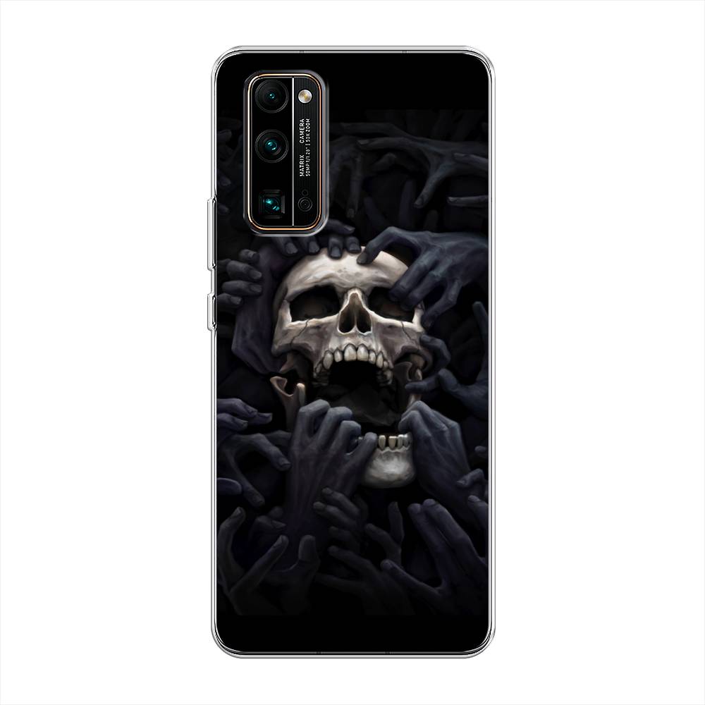 

Чехол Awog на Honor 30 Pro Plus "Череп 29", Черный;серый, 612250-9