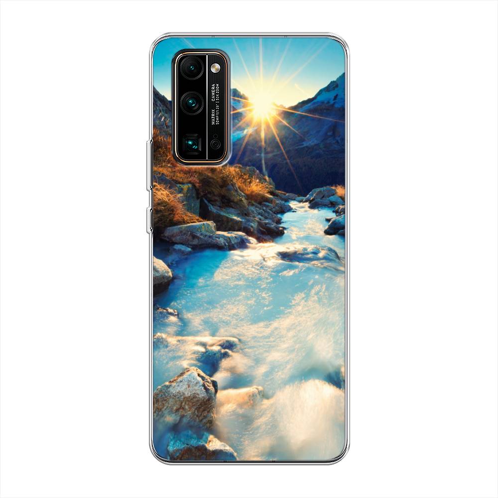 

Чехол Awog на Honor 30 Pro Plus "Восход 7", Коричневый;белый;голубой, 612250-4